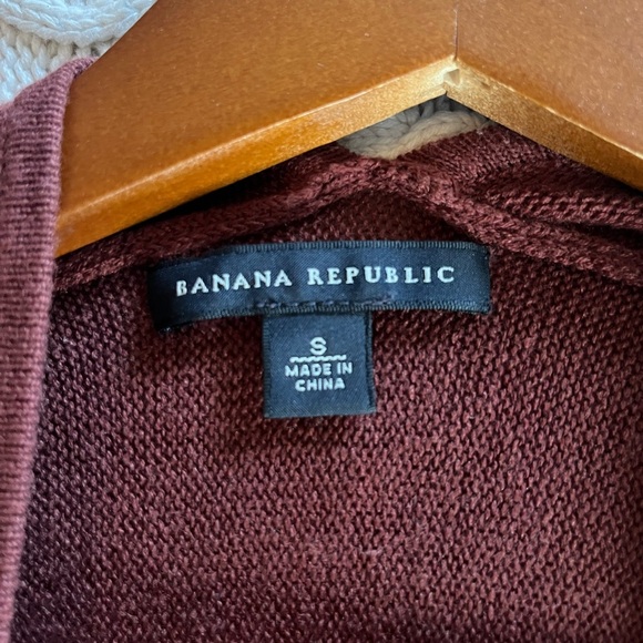 Banana Republic Drop Sleeve Open Tie Front Cardigan Women’s Size Small - Picture 13 of 13